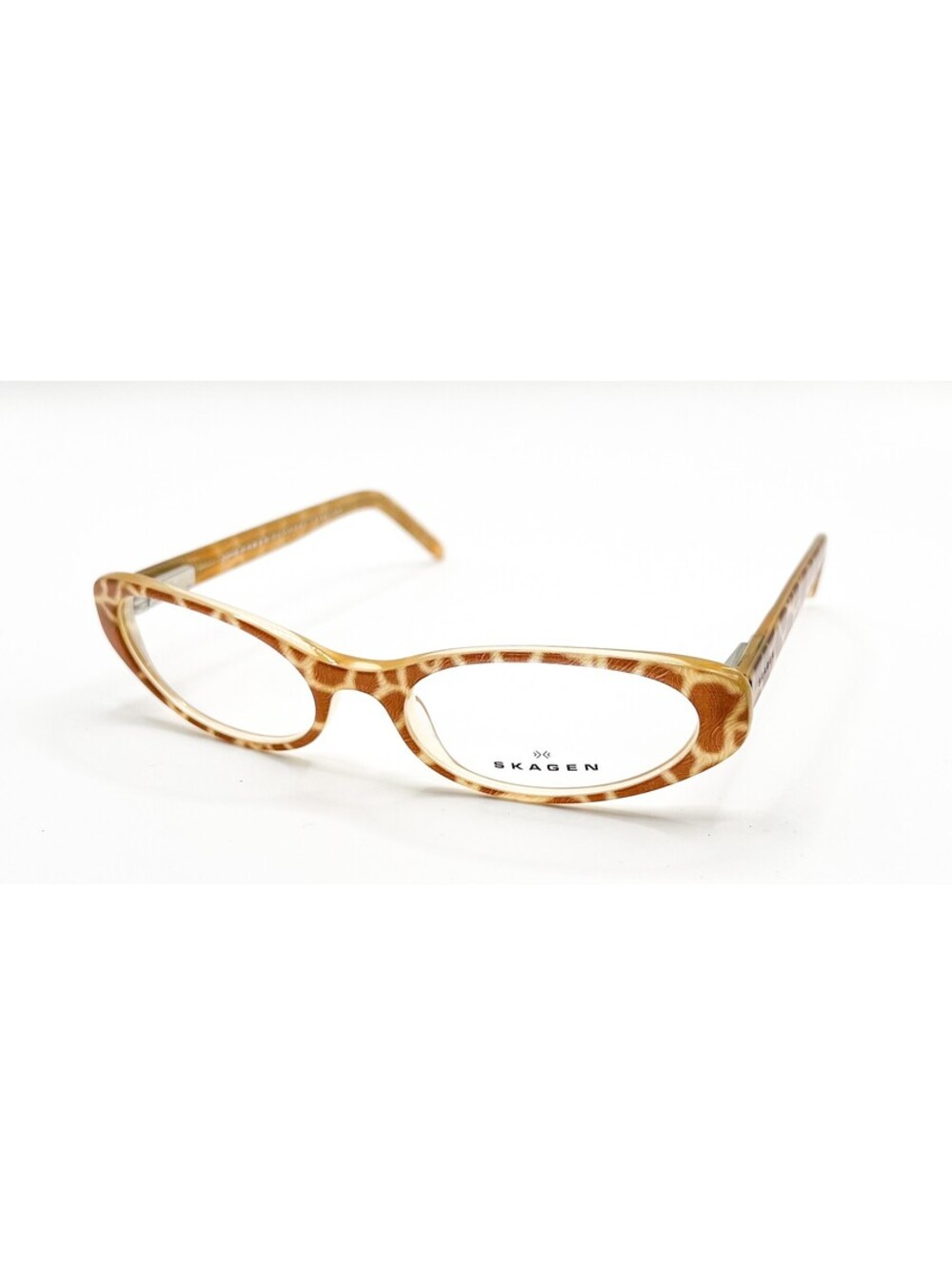 Skagen E312 Yellow Leopard Authentic Eyeglasses 52-18-135